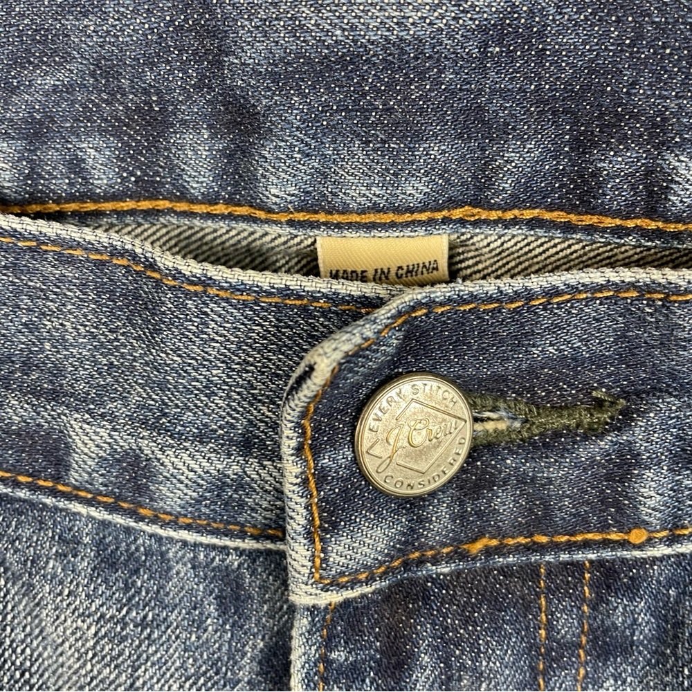 J. Crew Men's 484 Jeans Size W34 L34 Japanese Kaihara Denim 100% Cotton C9071 - Picture 4 of 11